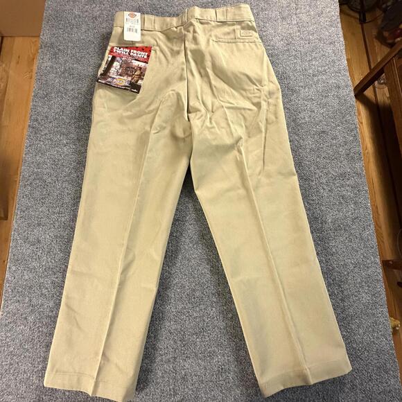 Dickies Plain Front Twill Pants Khaki 40x29 #749 - Picture 6 of 11
